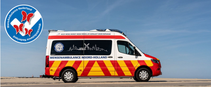 Afbeelding van een ambulance van Vereniging WensAmbulance Nederland