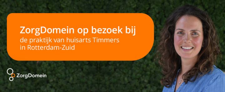 Joyce Spoon, ZorgDomein, gaat op bezoek bij de praktijk van huisarts Timmers in Rotterdam Zuid